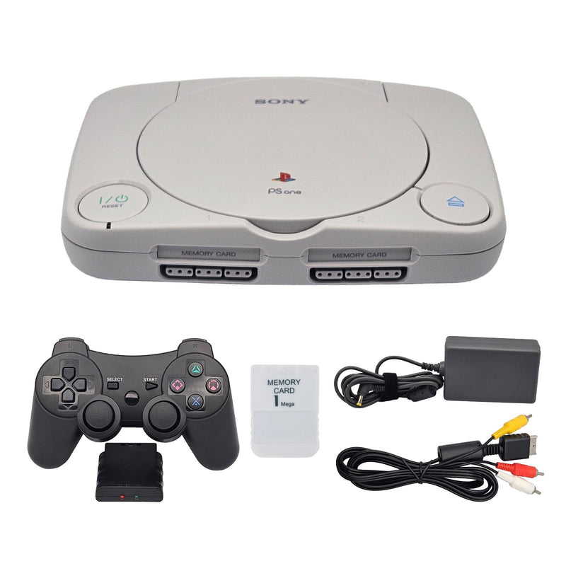 Sony PlayStation 1 Slim PSOne Console + Wireless Controller & Memory Card PSX