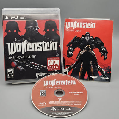 Wolfenstein The New Order PS3 PlayStation 3 Complete Refurbished Excellent