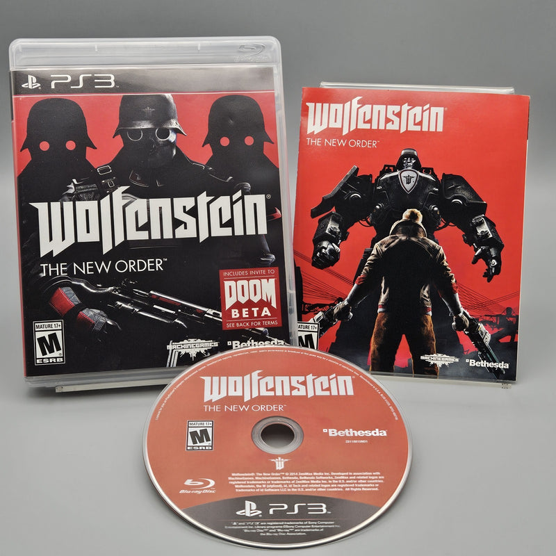 Wolfenstein The New Order PS3 PlayStation 3 Complete Refurbished Excellent