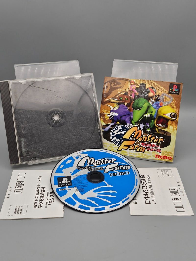 Monster Farm JP Playstation PS1 Sony CIB Japan Import US Seller