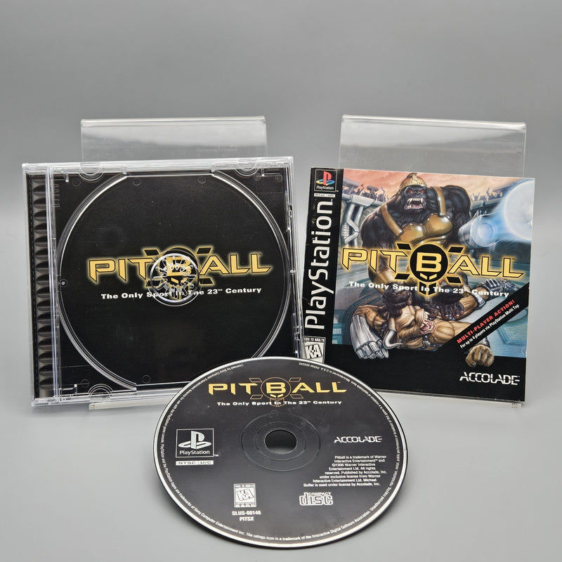 Pitball PlayStation PS1 Complete Refurbished Excellent