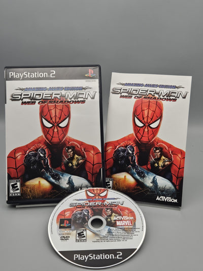 Spider Man Web of Shadows PlayStation 2 PS2 CIB Tested Refurbished Excellent