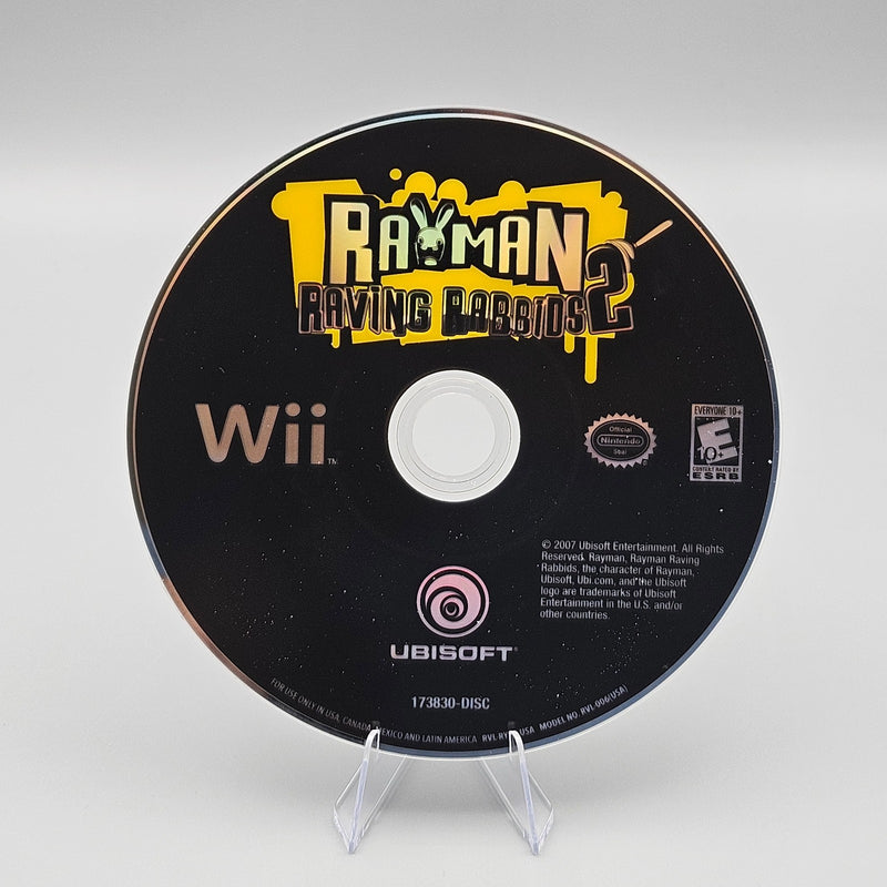 Rayman Raving Rabbids 2 Nintendo Wii Disc Only Refurbished Excellent