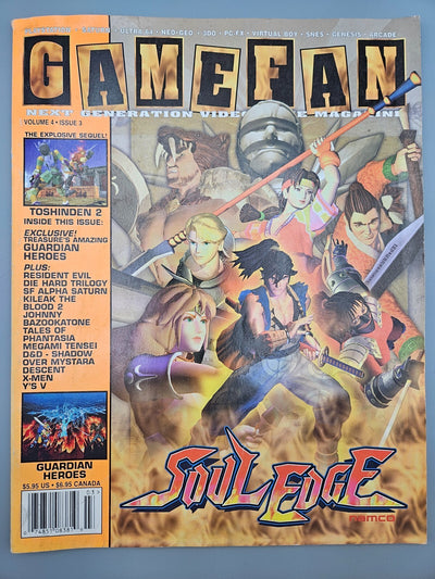 Gamefan Magazine Volume 4 Issue 3 Soul Edge