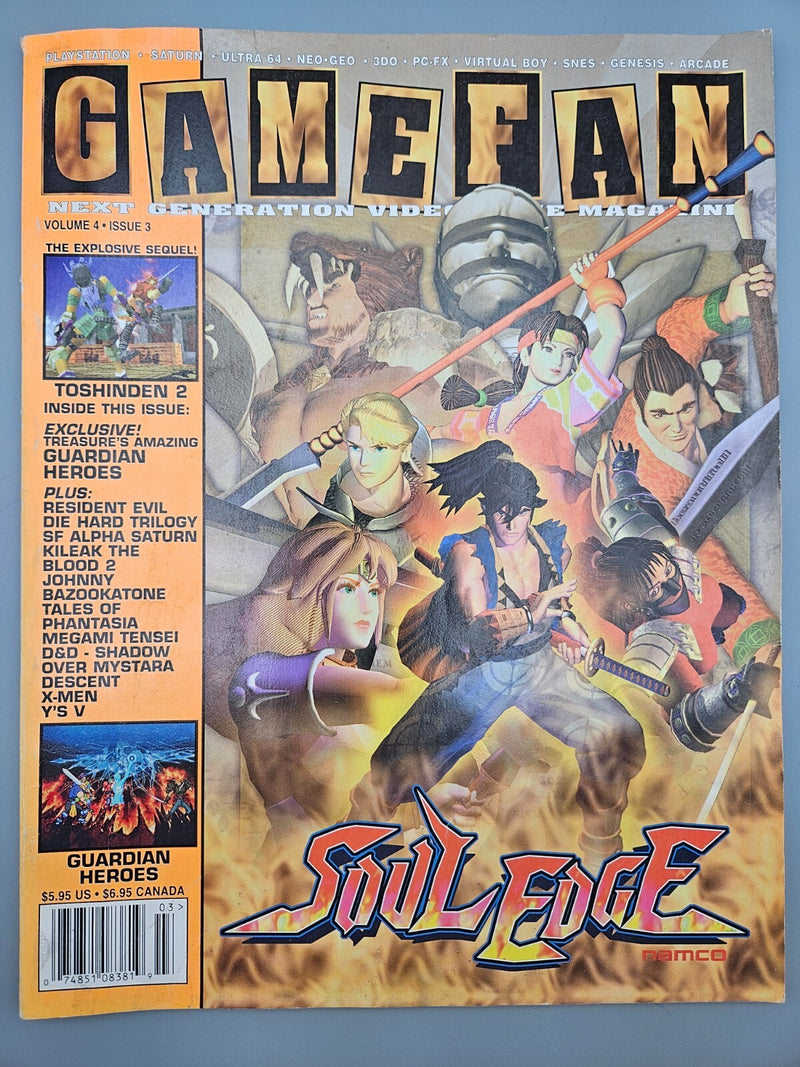 Gamefan Magazine Volume 4 Issue 3 Soul Edge