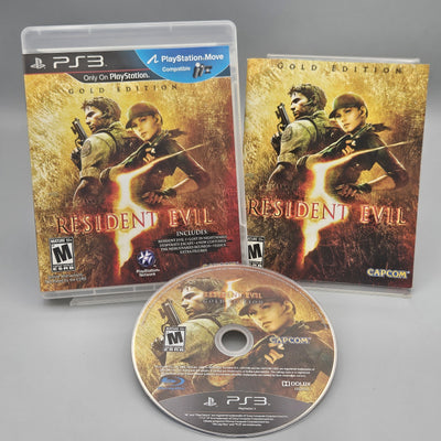 Resident Evil 5 Gold Edition PS3 PlayStation 3 Complete Refurbished Excellent