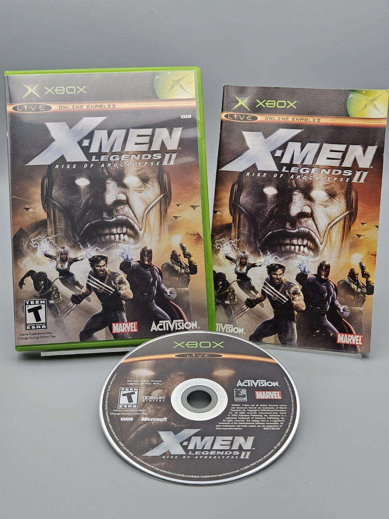 X-Men Legends 2 II: Rise of Apocalypse Xbox Complete CIB Tested Refurbished