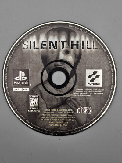 Silent Hill Playstation PS1 Black Label Disc Only Tested Refurbished Excellent