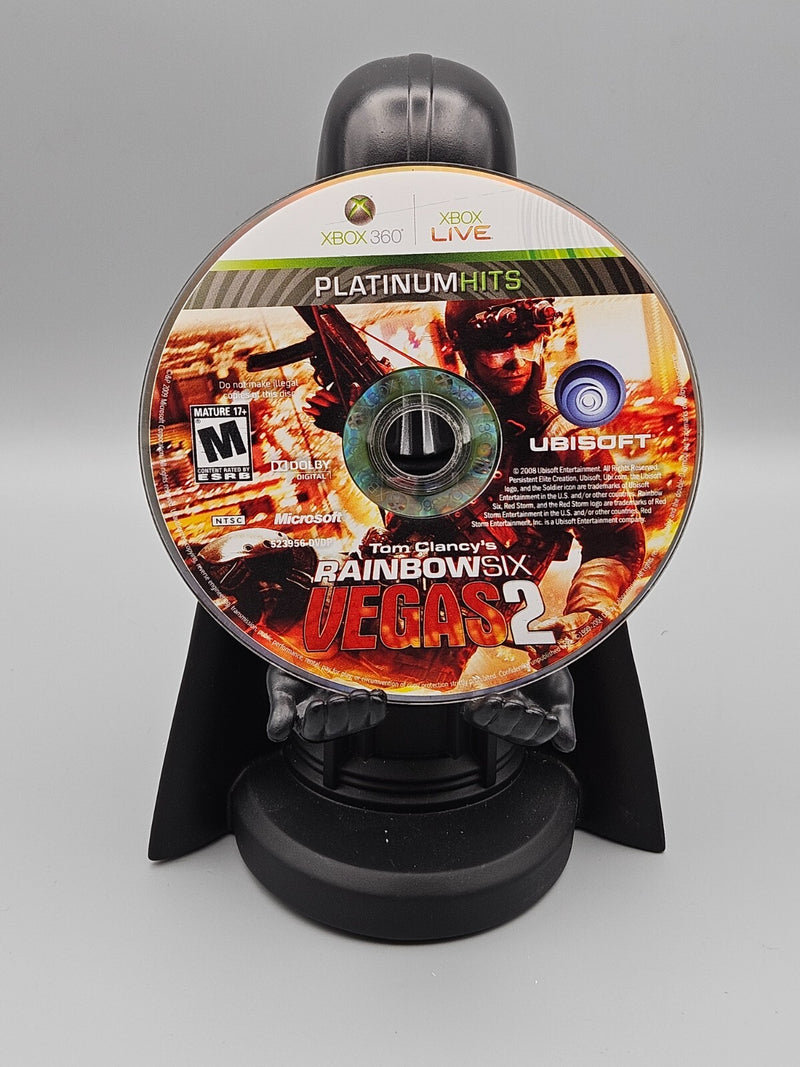 Rainbow Six Vegas 2 Platinum Hits Xbox 360 Disc Only Refurbished Very Good