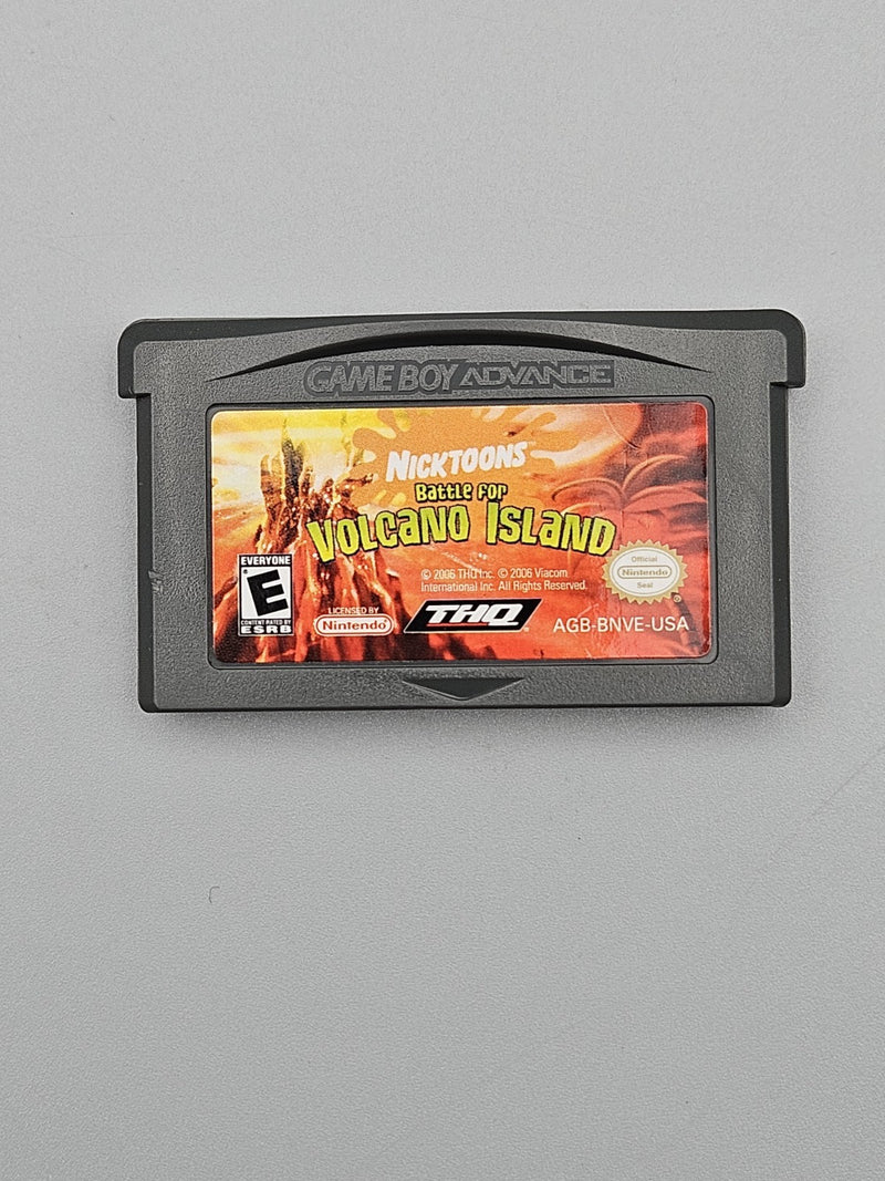 Nicktoons: Battle for Volcano Island GBA Game Boy Advance Cart Only Tested