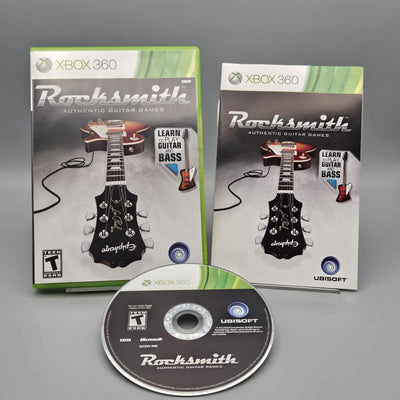 Rocksmith Guitar and Bass Xbox 360 Complete Refurbished Excellent