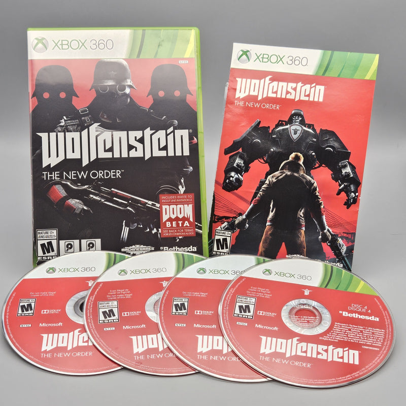 Wolfenstein The New Order Xbox 360 Complete Refurbished Excellent
