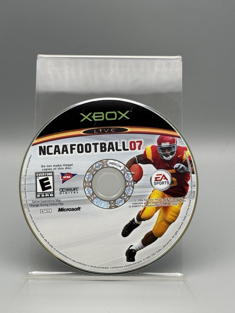 NCAA Football 07 -  Xbox Disk Only Microsoft Tested EA