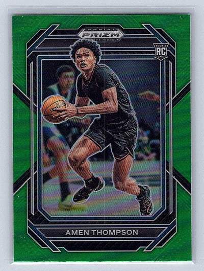 2023-24 Panini Amen Thompson Green Prizm #4 (RC)