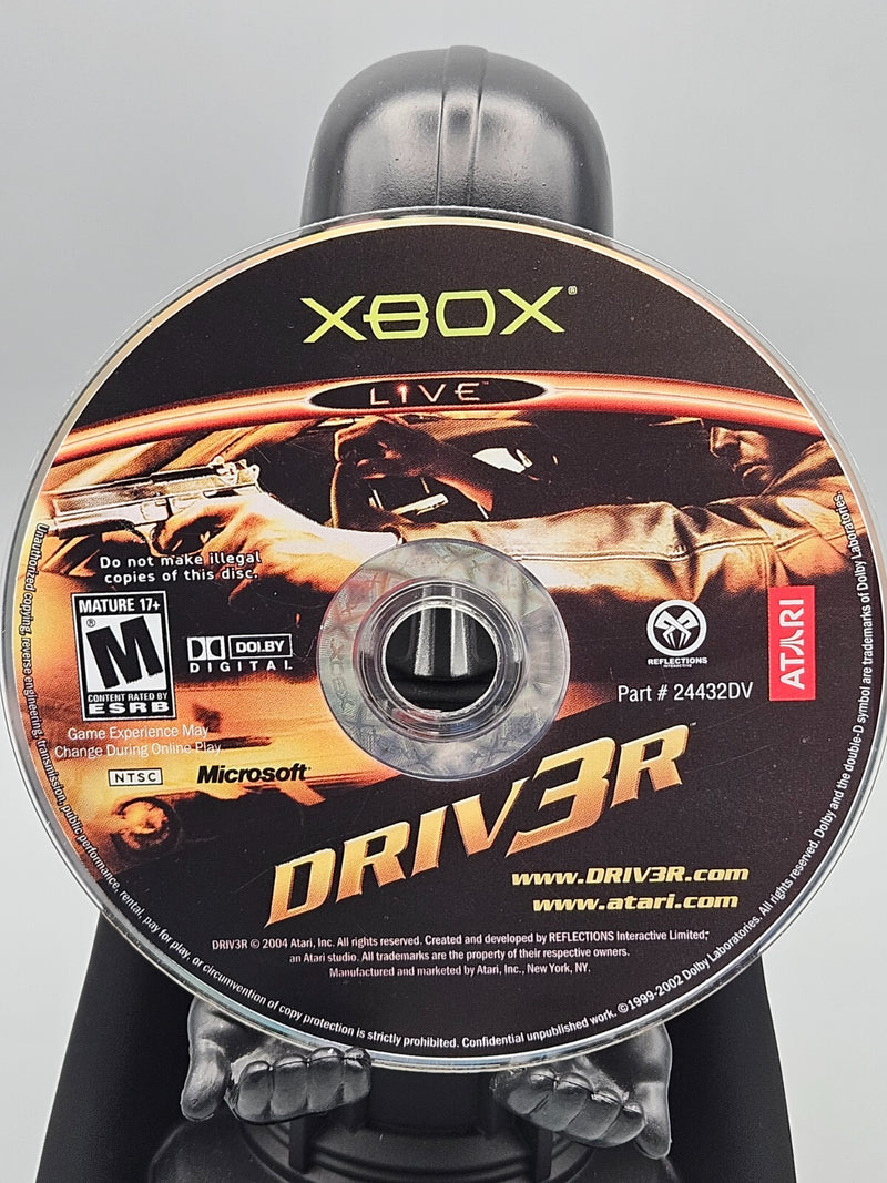 Driv3r (Driver 3) Xbox Microsoft Disc Only Tested Atari