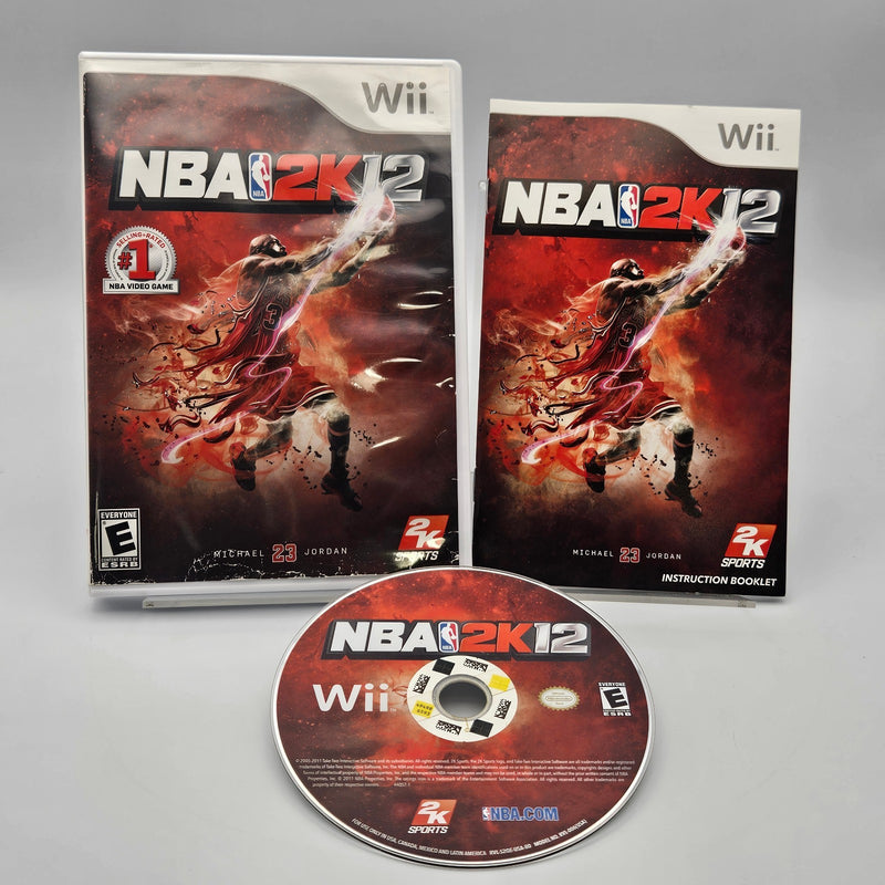 NBA 2K12 Nintendo Wii CIB Complete Michael Jordan Refurbished Good