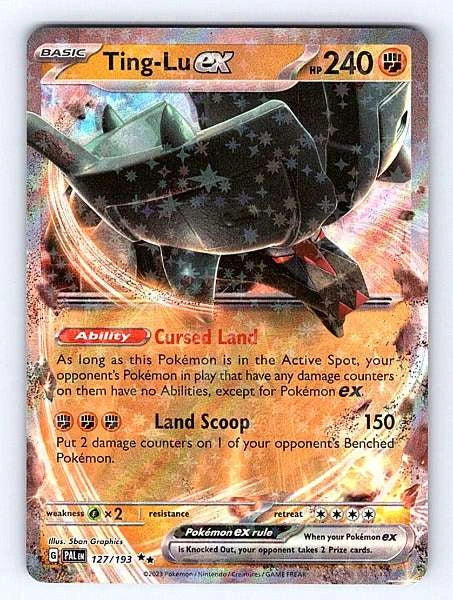 Ting-Lu ex 127/193 Paldea Evolved Ultra Rare NM Pokemon TCG