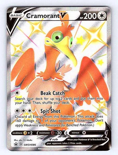 Cramorant V SWSH086 Sword & Shield Promo Promo NM Pokemon TCG