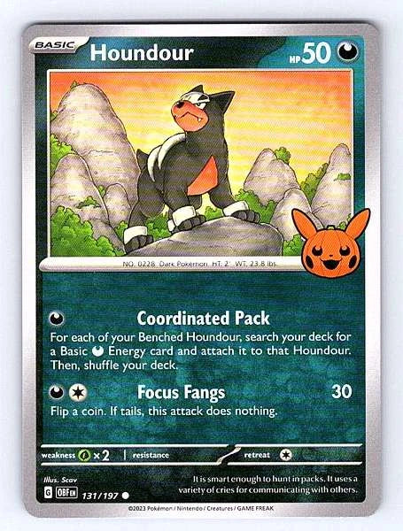 Houndour 131/197 Obsidian Flames Common NM Pokemon TCG