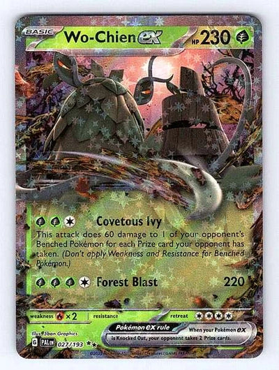 Wo-Chien ex 027/193 Paldea Evolved Ultra Rare NM Pokemon TCG