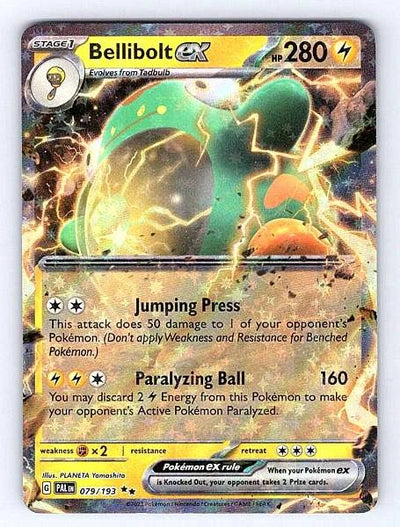 Bellibolt ex 079/193 Paldea Evolved Ultra Rare NM Pokemon TCG