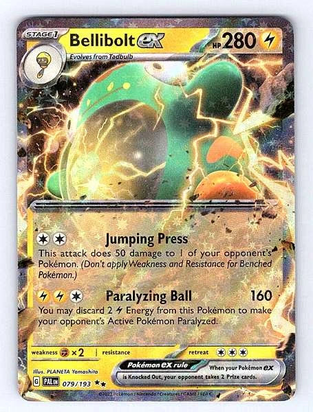 Bellibolt ex 079/193 Paldea Evolved Ultra Rare NM Pokemon TCG
