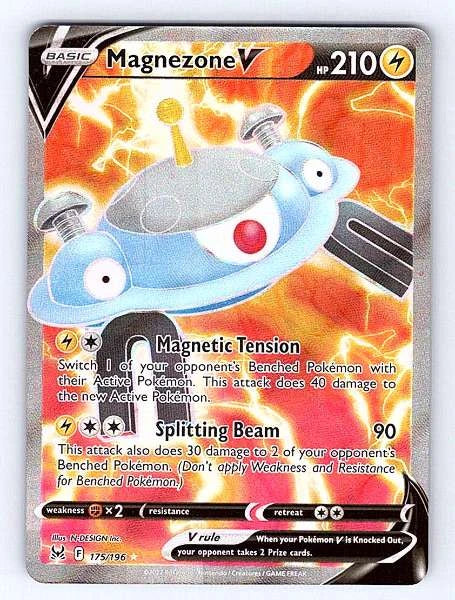 Magnezone V 175/196 Lost Origin Ultra Rare NM Pokemon TCG
