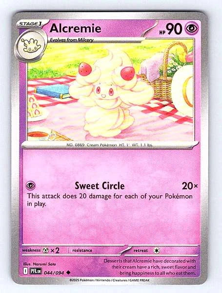 Alcremie 044/094 Phantasmal Flames Uncommon NM Pokemon TCG