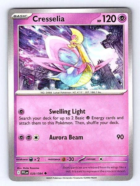 Cresselia 039/094 Phantasmal Flames Uncommon NM Pokemon TCG