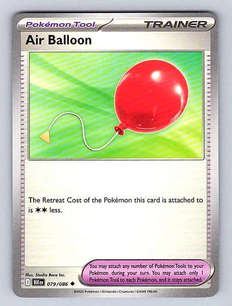 Air Balloon 079/086 Black Bolt Uncommon NM Pokemon TCG