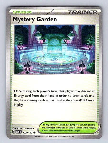 Mystery Garden 122/132 Mystery Garden Uncommon NM Pokemon TCG