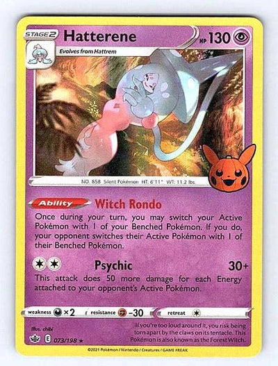 Hatterene 073/198 Chilling Reign Rare NM Pokemon TCG