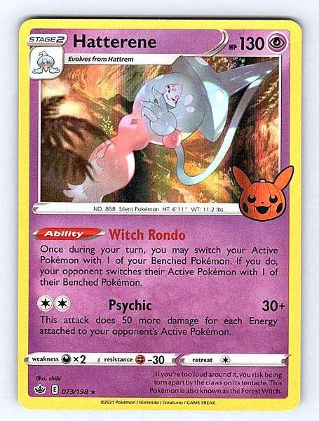 Hatterene 073/198 Chilling Reign Rare NM Pokemon TCG