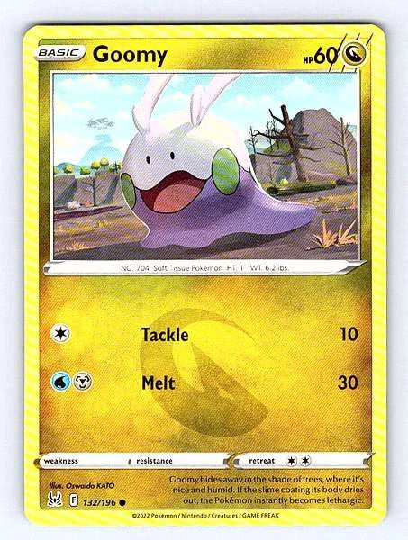 Goomy 132/196 Lost Origin Common NM Pokemon TCG