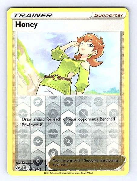 Honey 142/198 Chilling Reign Uncommon NM Pokemon TCG