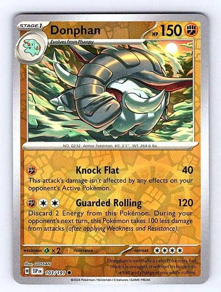 Donphan 103/191 Surging Sparks NM Pokemon TCG