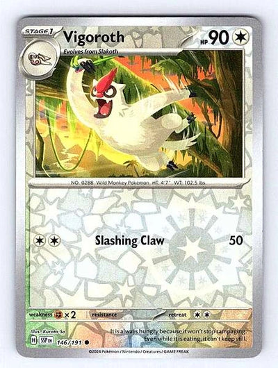 Vigoroth 146/191 Surging Sparks Common NM Pokemon TCG