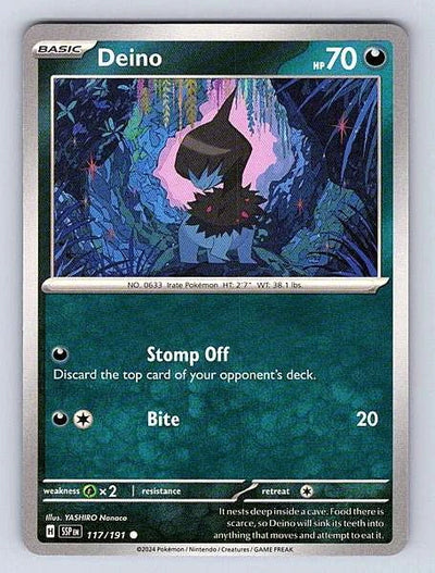 Deino 117/191 Surging Sparks Common NM Pokemon TCG