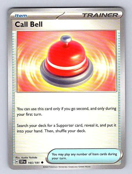 Call Bell 165/191 Surging Sparks Ultra Rare NM Pokemon TCG