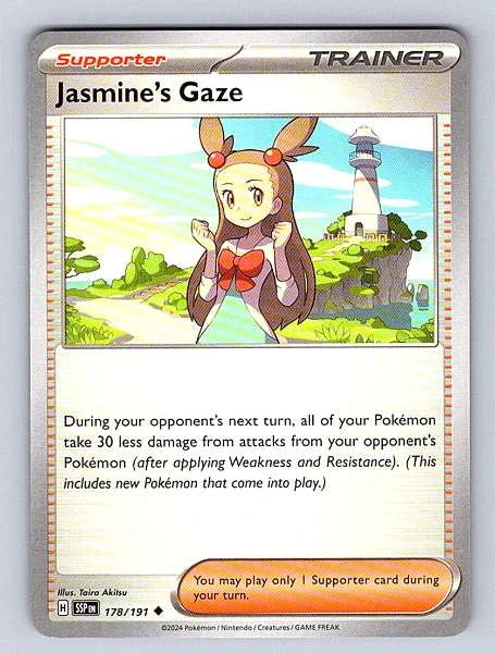 Jasmine's Gaze 178/191 Surging Sparks Ultra Rare NM Pokemon TCG