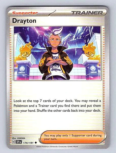 Drayton 174/191 Surging Sparks Ultra Rare NM Pokemon TCG