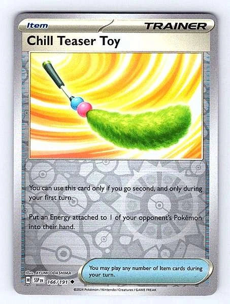 Chill Teaser Toy 166/191 Surging Sparks Common NM Pokemon TCG