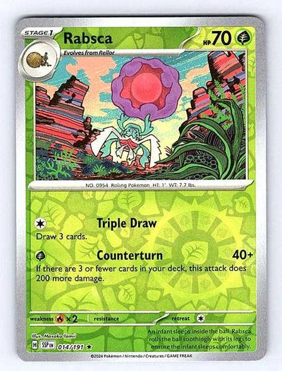 Rabsca 014/191 Surging Sparks Common NM Pokemon TCG
