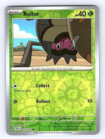 Rellor 013/191 Surging Sparks Common NM Pokemon TCG