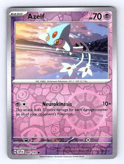 Azelf 080/191 Surging Sparks Common NM Pokemon TCG