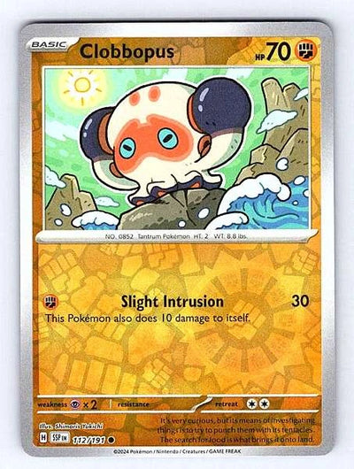 Clobbopus 112/191 Surging Sparks Common NM Pokemon TCG