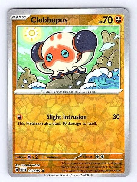 Clobbopus 112/191 Surging Sparks Common NM Pokemon TCG