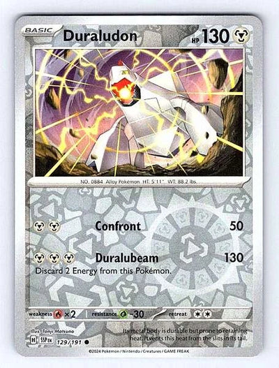 Duraludon 129/191 Surging Sparks Rare NM Pokemon TCG
