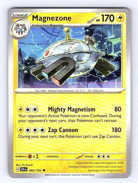 Magnezone 060/191 Surging Sparks Rare NM Pokemon TCG