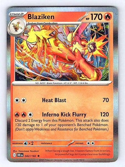 Blaziken 042/182 Destined Rivals Rare NM Pokemon TCG